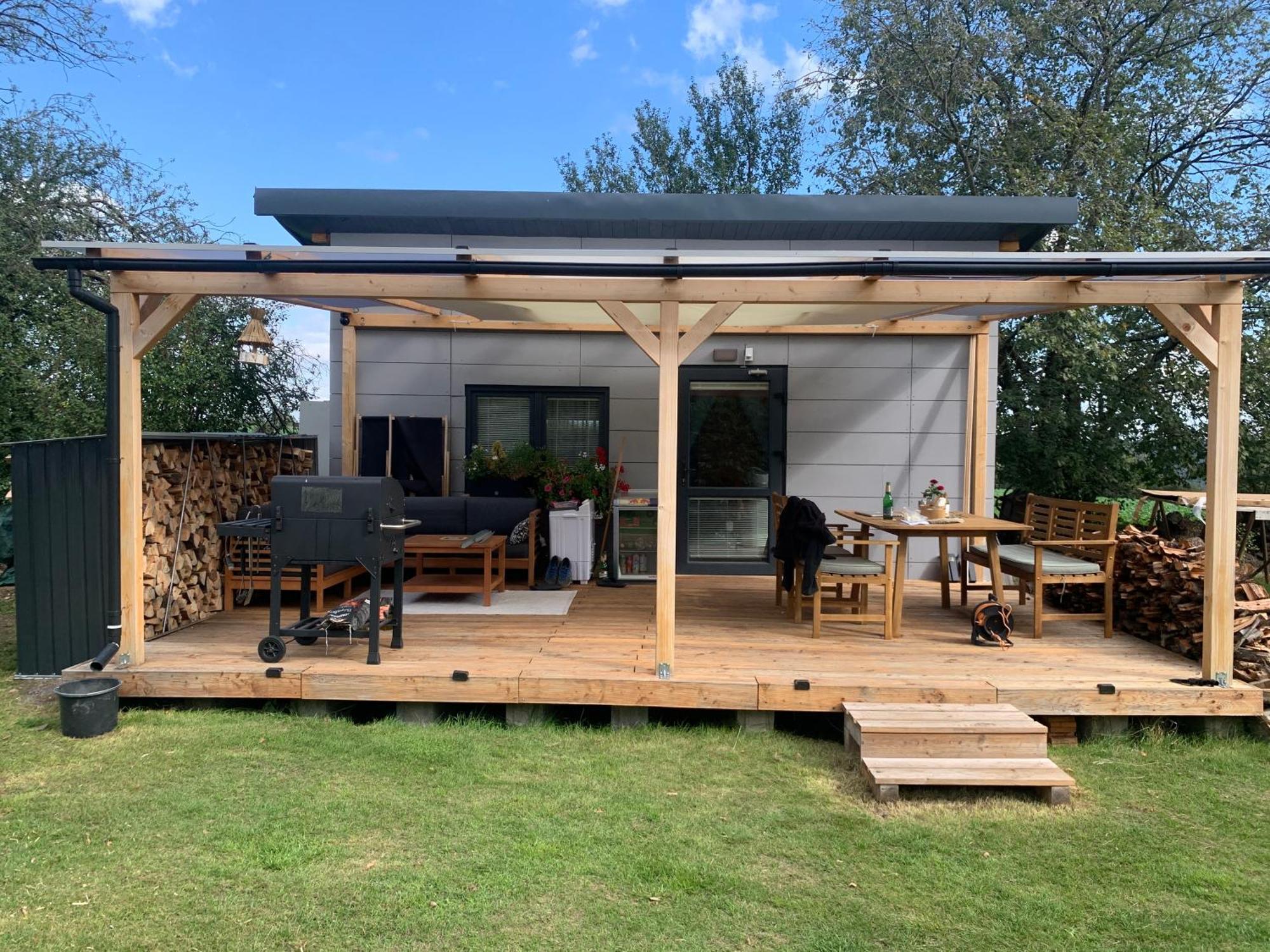 Tiny House - Chatka V Rezi U Prahy Husinec  ภายนอก รูปภาพ